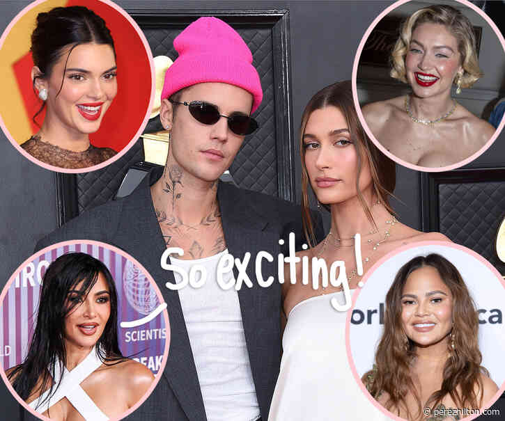 Kendall Jenner, Gigi Hadid, Kim Kardashian, & More React To Hailey & Justin Bieber's Baby News! 