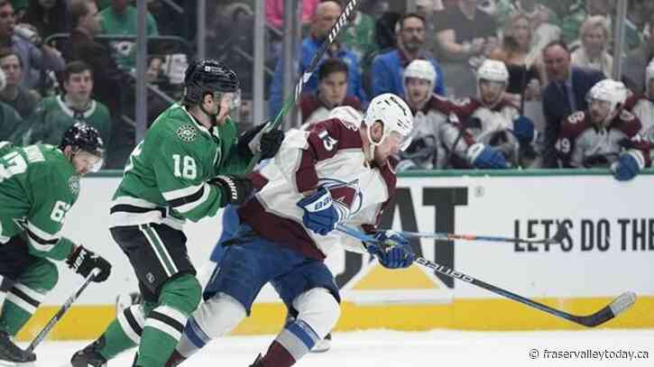 Heiskanen scores 2 power-play goals, Stars beat Avs 5-3 to even series
