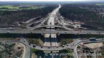 M25 weekend closure diversion routes via A217, A240 and A3