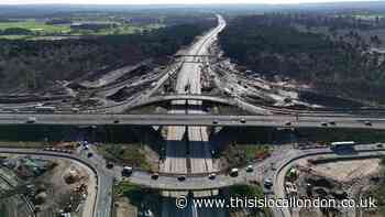 M25 weekend closure diversion routes via A217, A240 and A3