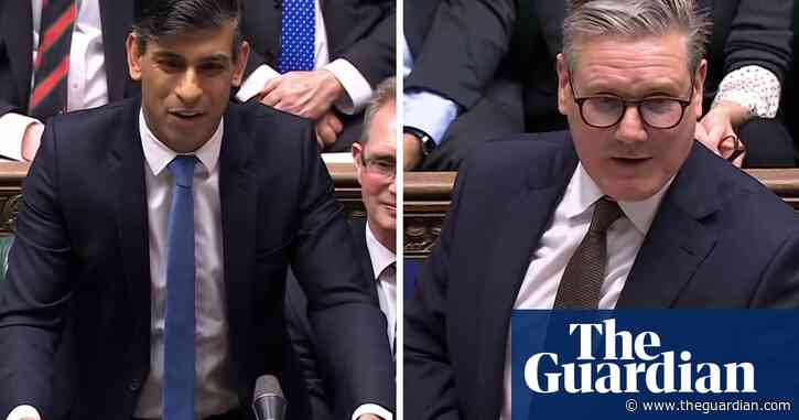PMQs: Sunak is 'a dodgy salesman desperate to sell a dud', says Starmer – video