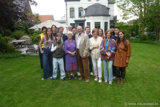 Diamanten bruiloftsviering op Hogerlucht