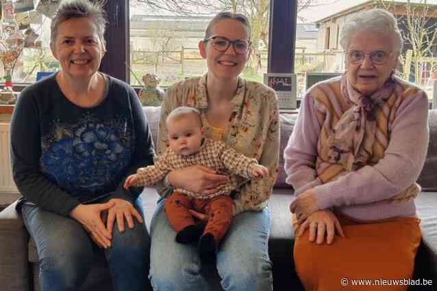 Viergeslacht in de familie dankzij geboorte van Lea