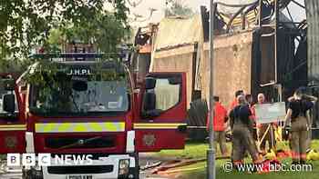 Blaze rips through leisure centre