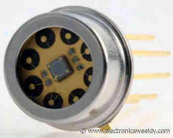 Five different IR LEDs and a photodiode in the same package for spectroscopy