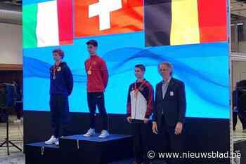 Maxence Conti haalt bronzen plak op EK Wushu