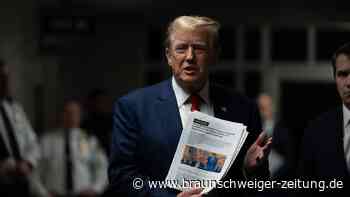 Wohlfühl-Nachrichten für Trump gegen den Prozess-Blues