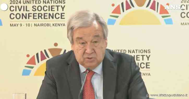 Gaza, Guterres: “L’invasione di Rafah sarebbe una catastrofe umanitaria colossale”