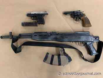 Two charged after Edmonton police seize stolen motorcycles, firearms