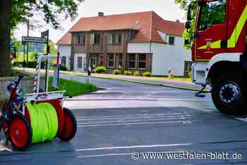 Feuer in ehemaliger Gaststätte in Herford