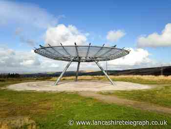 Haslingden walk with stunning structure The Halo and spectacular views
