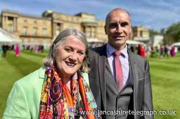Couple from Bacup attend King's Royal Garden Party