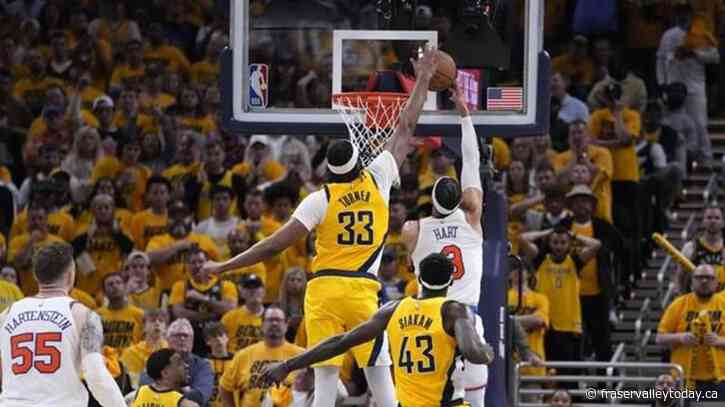 NBA roundup: Nembhard’s late 3 gives Pacers 111-106 win over Knicks