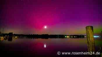 Polarlichter leuchten über Südostbayern: Das sind die schönsten Fotos unserer Leser