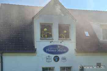 Brand am Pleistermühlenweg: Eine Person verletzt