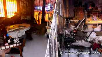 5 people displaced after fire sweeps through home in Little Havana