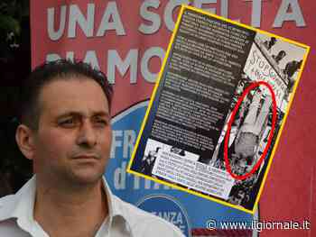 Il volantino choc degli anarchici con l'esponente FdI a testa in giù