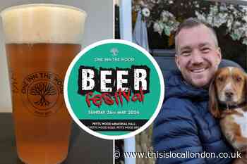 One Inn The Wood's beer festival at Petts Wood Memorial Hall