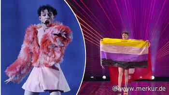 Irritation beim ESC: Schweizer Act Nemo betritt Bühne mit zwei Flaggen