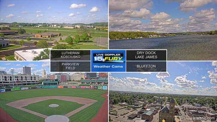 Clouds and winds decrease this evening