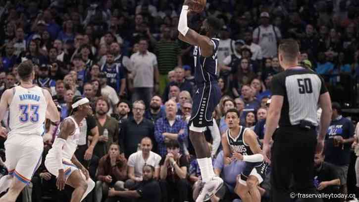 NBA roundup: Mavericks take 2-1 series lead with 105-101 win over Thunder
