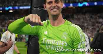 Jarige Thibaut Courtois krijgt leuk bezoek na nieuwe clean sheet