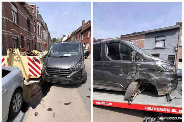 Dronken bestuurder (51) botst tegen container op parkeerstrook