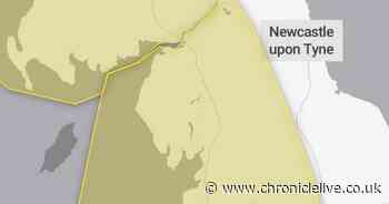 Met Office issues weather warning for thunderstorms and heavy rain in North East on Sunday