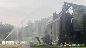 Leisure centre fire treated as suspicious - police