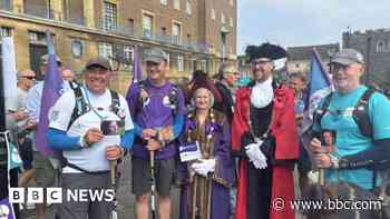 Three Dads Walking complete journey in Norwich