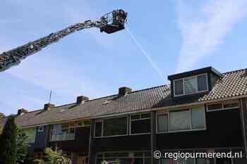 Grote brand woning Sportlaan Purmerend
