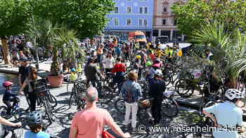 „Auto beherrscht das Denken“: Über 1000 Radler fordern bei Demo Umdenken in Rosenheim