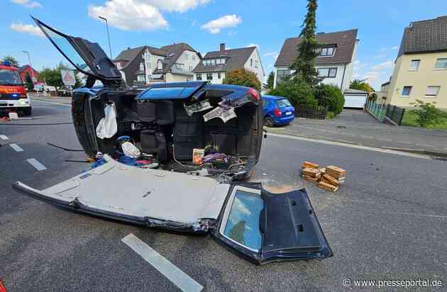 FW Sankt Augustin: Freiwillige Feuerwehr befreit Personen aus verunfalltem PKW