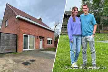 Twintigers Justine en Tim dromen via wedstrijd van tuin na verbouwingstegenslagen: “Vloer eruit halen, zal ik nooit meer doen”