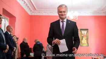 Präsidentenwahl in Litauen - Nauseda klarer Favorit
