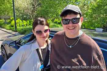 Isaak macht sich ausgeschlafen und happy auf die Heimreise