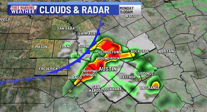 Rain, strong to severe storms possible again Monday