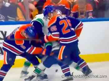 "The call was awful:" Sportsnet announcers hammer ref on key penalty call in Edmonton Oilers loss