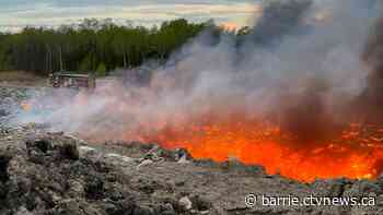 Collingwood waste site goes up in smoke