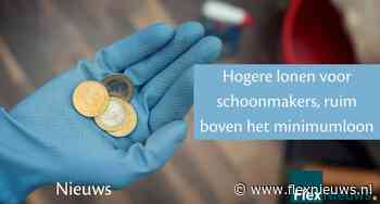 Hogere lonen voor schoonmakers, ruim boven het minimumloon