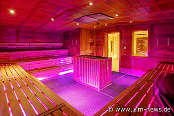 Bei einer Brise Sommer in die Sauna im Donaubad