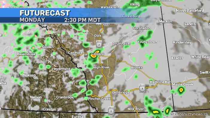 Showers, thunderstorms and smoke to kick off the week