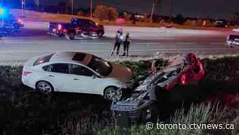 'Recipe for disaster:' Road rage leads to multi-vehicle crash on Hwy. 403 in Mississauga, OPP says