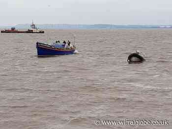 Historic Wirral lifeboat back on Mersey for restoration work