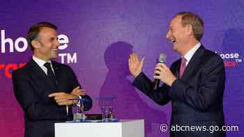 Microsoft pledges $4.3 billion investment at Macron’s ‘Choose France’ summit