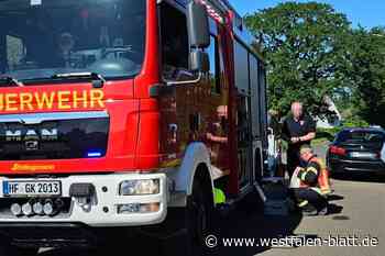 Feuer bricht auf Balkon in Kirchlengern aus: Das war der Auslöser