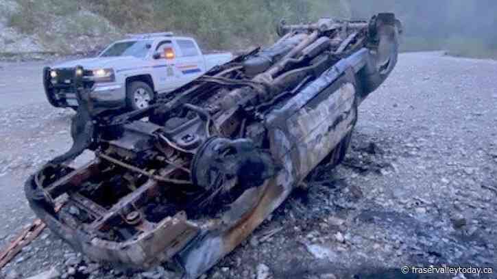 RCMP locates burned vehicle that was stolen from Chilliwack