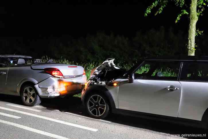 Veel schade door kop-staart botsing