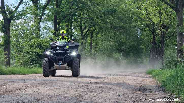Hier rijdt de politie rond op een quad: 'Een speeltje, maar noodzakelijk'