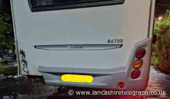 Caravan being towed on M6 had multiple light defects